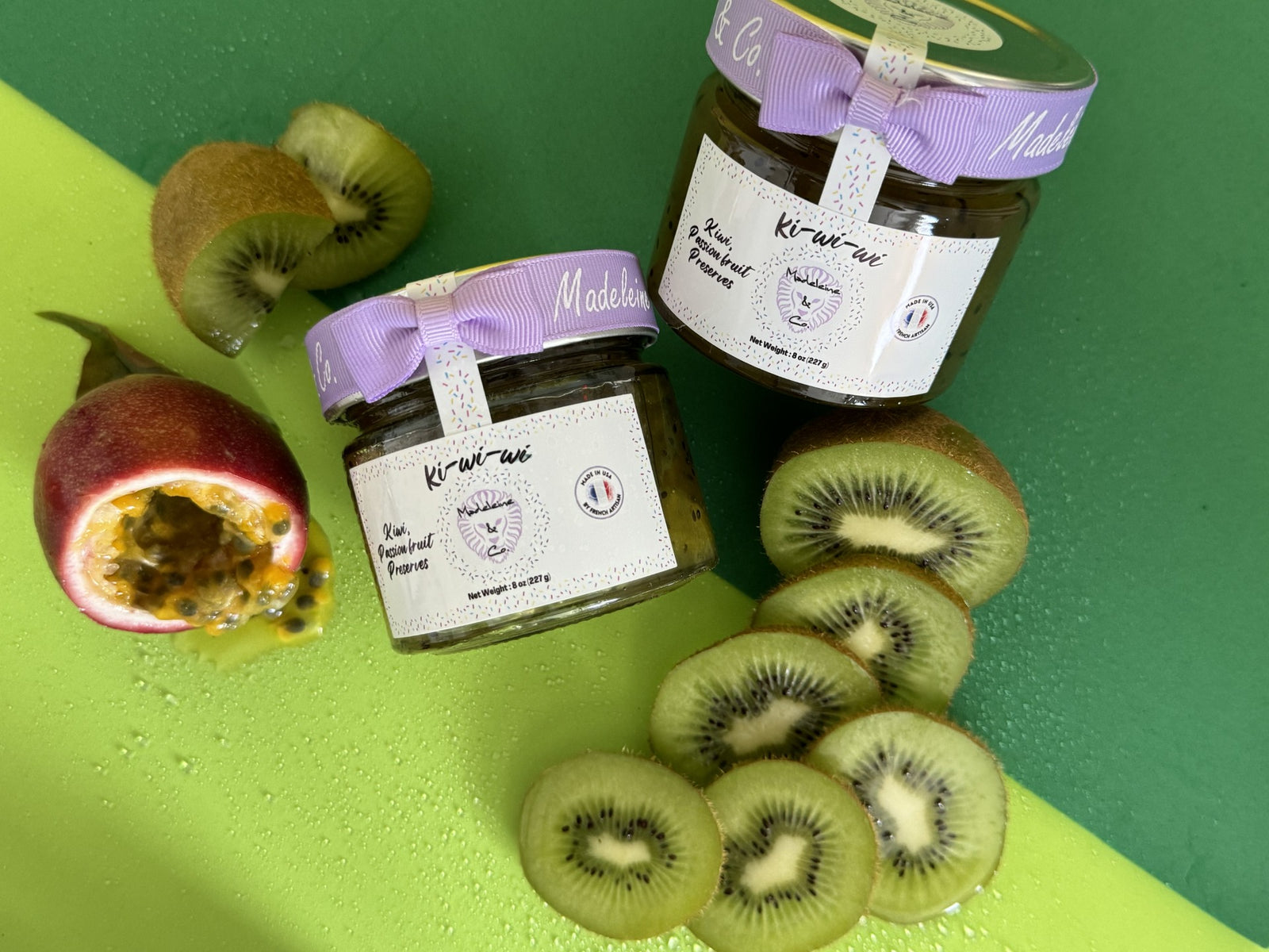 Kiwi Passion Fruit Handcraft Jam Preserves – Madeleine & Co.